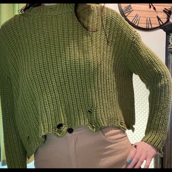 Zara torn mesh sweater - Picture 4 of 7